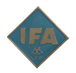 picture of article Badge with trademark * IFA *, blue