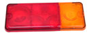 picture of article glas for three chamber rearlight, angularly, left / right