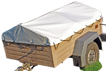 picture of article tent roof tarpaulin for trailer HP 500