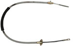 picture of article Brake cable, long, left hand, complete (old version)