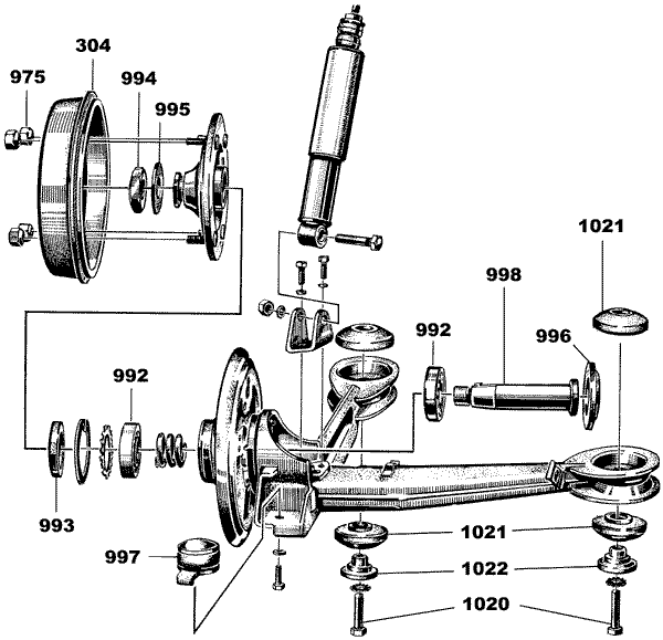 Rubber-ring for rear axle is number 1021