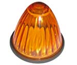picture of article Glass for front direction indicator lamp, yellow  (P50/P60)