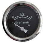picture of article fuel gauge black/chrome