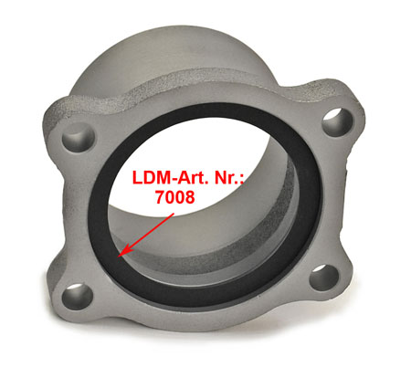 Picture: Mounted rubber distance washer inside of the wheel bearing case.
<br>The picture only dispaly the mounting position. All other parts except the rubber washer itself are not part of this offer!