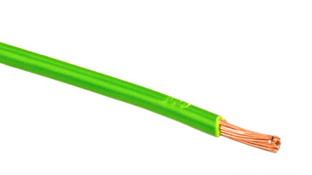 picture of article FLY/FLRY car wire, 1,5 mm² (AWG16), green, yard goods