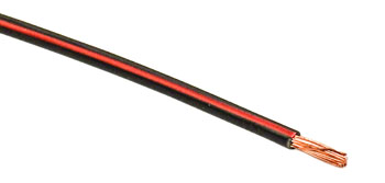 picture of article FLY/FLRY car wire, 1,5 mm² (AWG16), black-red, yard goods