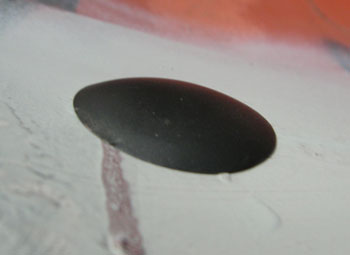 example of mounted rubber plug