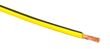 picture of article FLRY car wire, 1,5 mm² (AWG16), yellow-black, yard goods