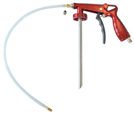 Air gun with mounted cavity tube