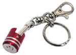 picture of article Key holder with smiley-piston, red