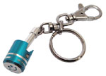 picture of article Key holder with smiley-piston, blue