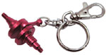 picture of article Key holder with crank-shaft, red