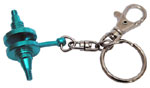 picture of article Key holder with crank-shaft, blue