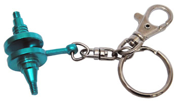 Bild vom Artikel Schlüsselanhänger mit Kurbelwelle, blau