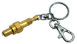 picture of article Key holder with LED spark plug, yellow