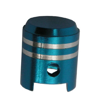 picture of article valve cap, piston, blue