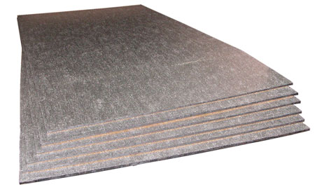 picture of article Bitumen/plastic plates, foil-laminated