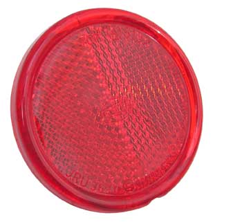 picture of article Reflector round, red (catseye) for rear bumper
