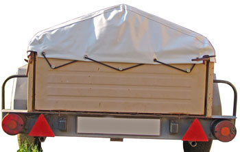 tent roof tarpaulin on HP500