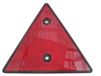 picture of article Triangular reflector  red/ black