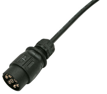 picture of article 7-pin connector for trailer (incl. wiring to your selected cable)