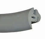 picture of article Rubber-section for windscreen, grey