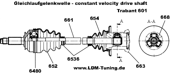 UDifferential pinion axle is number 663