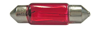 picture of article Bulb red, ( tubular lamp ) 12V  5W