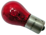picture of article red Bulb ( flasher stop tail lamp and flashing indicator lamp )   6V / 21W