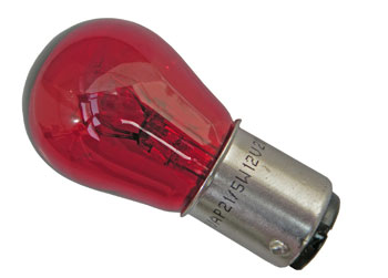 picture of article Ligth bulb (double function)  RED 12V  5W/ 21W