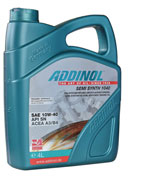 picture of article ADDINOL 4 stroke motor oil  SAE 10W-40, 4 litre