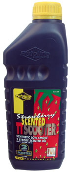 picture of article PUTOLINE, TT Scooter, full synthetic 2-stroke motor oil with strawberry smell
