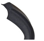 picture of article Rubber-section for inner door sealing, black  (P50/60)