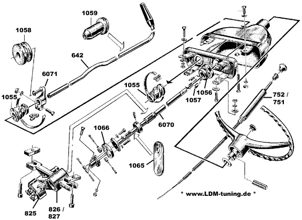 Sleeve for gear shifting shaft is number 1059