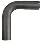 picture of article pipe bend 90° pipe-diameter: 45mm    *stainless steel*
