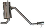 picture of article Rear Muffler with pipes  -stainless steel-