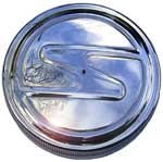 picture of article Fuel tank plug with trademark ( S ), polished