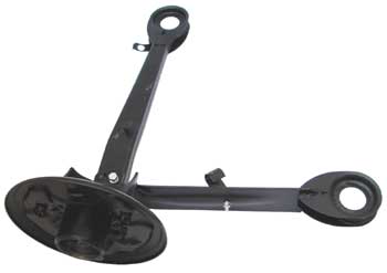picture of article Rear axle assembly, right hand, with brake plate