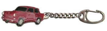 Bild vom Artikel Schlüsselanhänger mit Trabant, Wagenfarbe rot