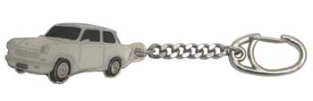 Bild vom Artikel Schlüsselanhänger mit Trabant, Wagenfarbe weiß