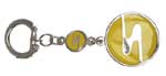 picture of article Key figure, round, tradmark * S *, yellow
