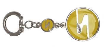 picture of article Key figure, round, tradmark * S *, yellow