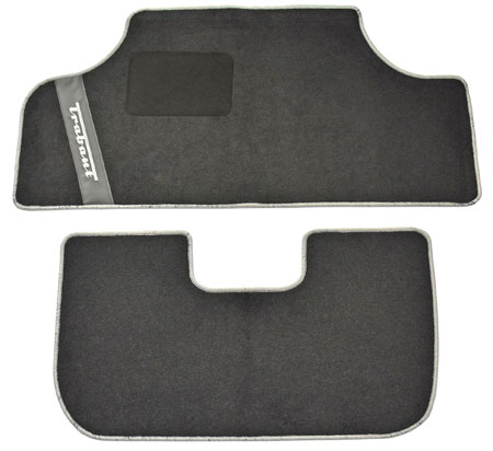 Carpet set SILVER for Trabant 601.