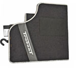picture of article Carpet set, front and rear carpet with printed trademark * Trabant *, silver