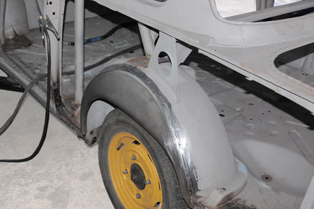 welded other rear wheel house Trabant