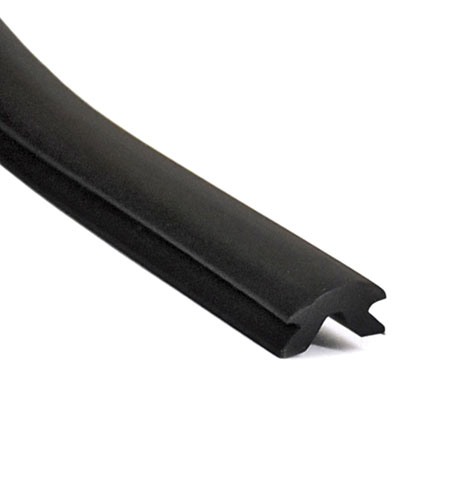 picture of article PVC-section for cover moulding, complete for one car, 7 meter, BLACK