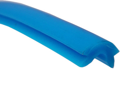 picture of article PVC-section for cover moulding, complete for one car, 7 meter, BLUE