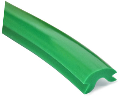 picture of article PVC-section for cover moulding, complete for one car, 7 meter, GREEN