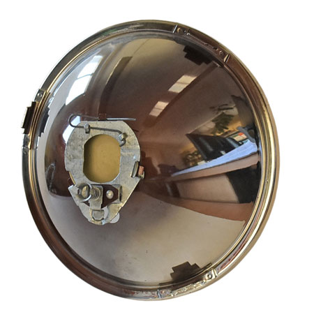 Rear view of the Bilux headlamp insert for using R2 bulbs