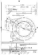 picture of article Technical drawing disk brake adapter